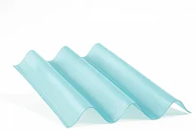 COMPOGLASS КРИСТАЛЛ волна СВ-38, прозрачный, голубой, глянцевый, 0,8 мм, 950х1950 мм купить