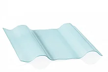 COMPOGLASS КРИСТАЛЛ трапеция С-25, прозрачный, голубой, глянцевый, 0,8 мм, 1150х2000 мм купить